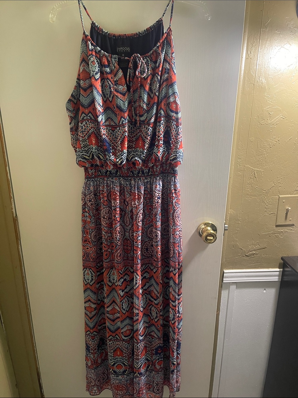 Enfocus Studio Boho Print Maxi Dress Size 12